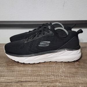 Skechers D'Lux Ultra Premium Cushion Men's Casual Comfort Shoes Size 9 Black